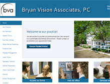 Tablet Screenshot of bryanvisionassociates.com